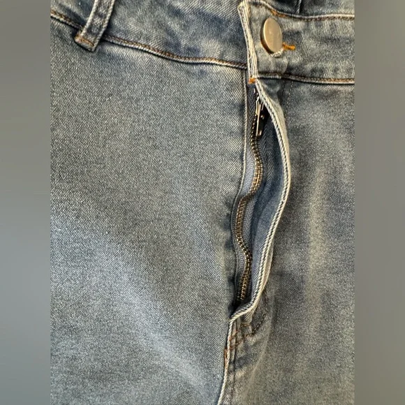 Day + Moon Denim Romper - Picture 7 of 7